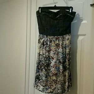 Strapless sundress